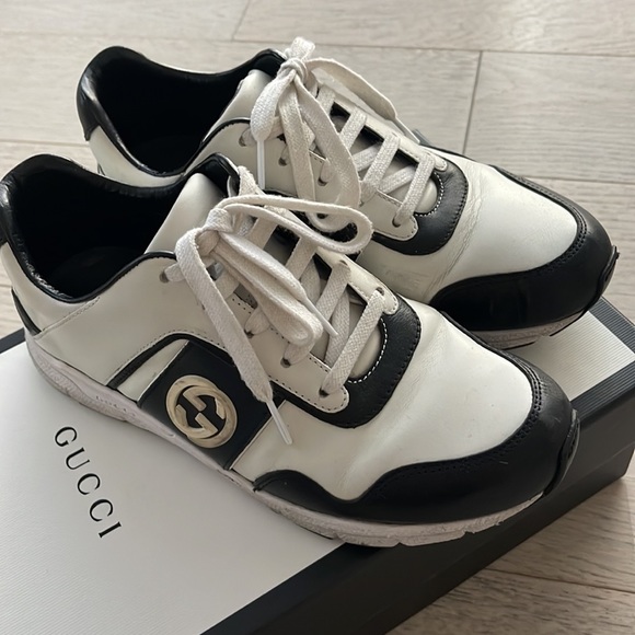 AUTH Gucci GG sneakers size 37 with box - Picture 2 of 9